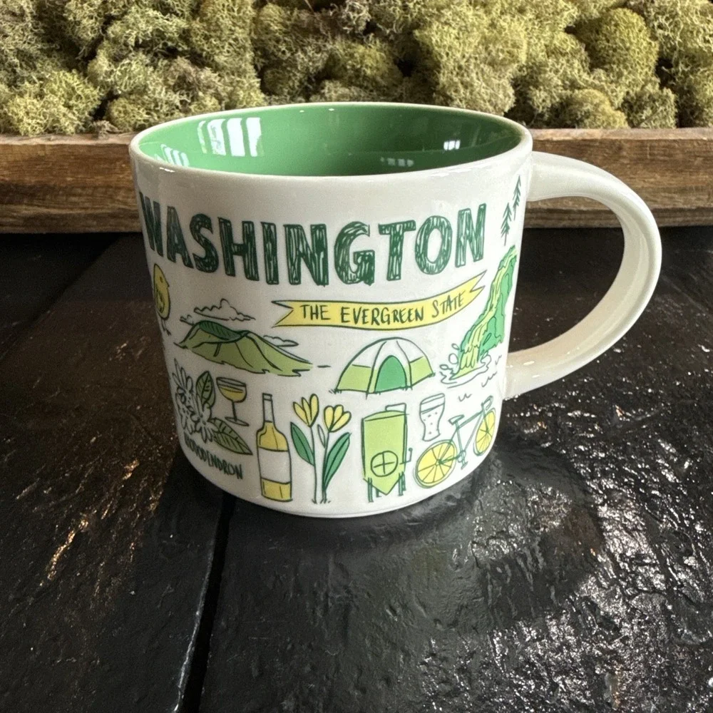 STARBUCKS Been There Series Across The Globe Collection 2018 WASHINGTON Cup Mug
